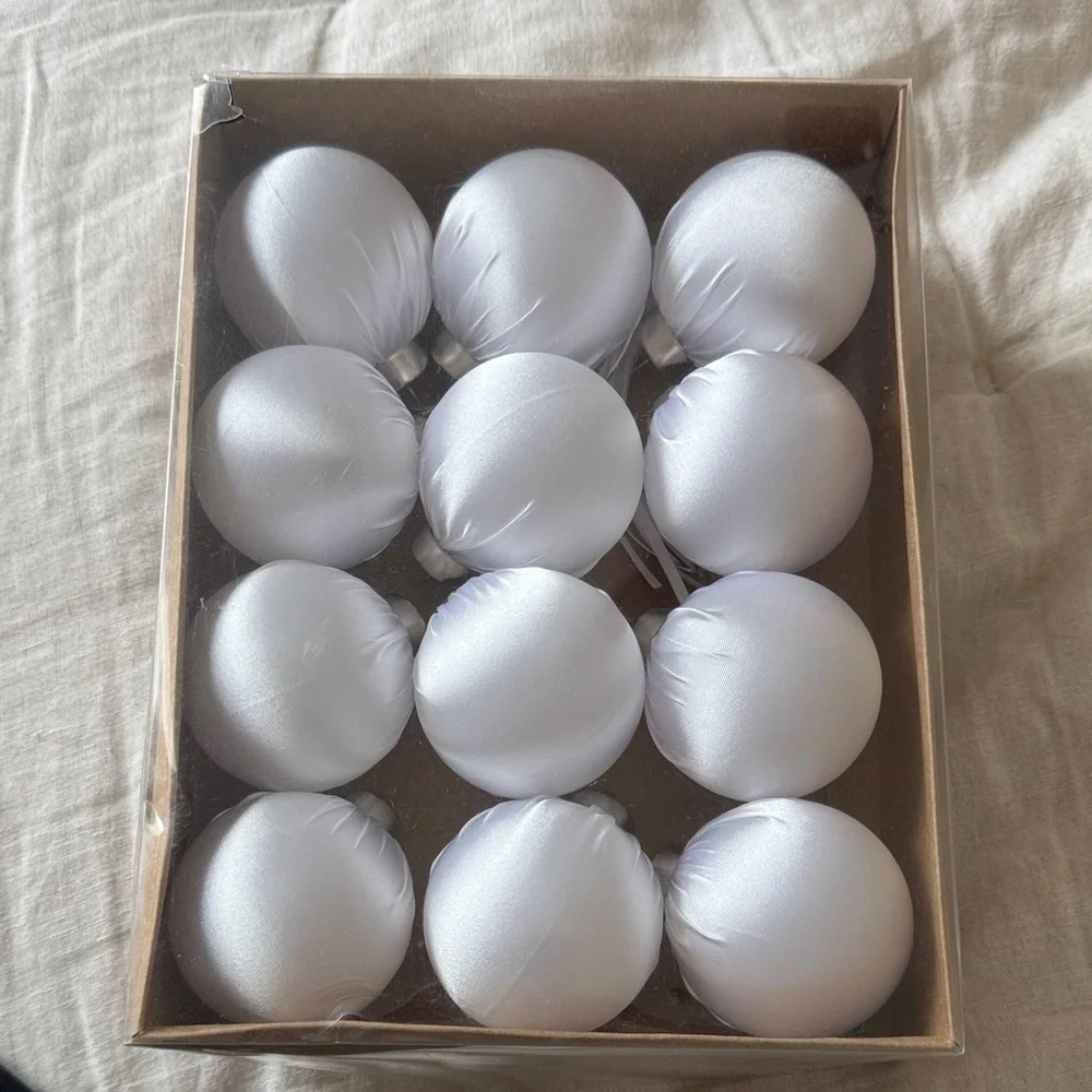 Satin Shatterproof Ornaments